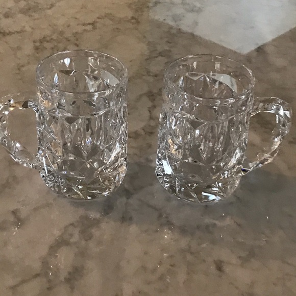 Tiffany & Co. Dining Tiffany Co Rockcut Crystal Beer Mugs Poshmark